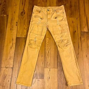 Mens Ripped Cargo Pants